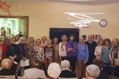 Una actuación del coro de la Asociación de Amigos Camino de Santiago. 
