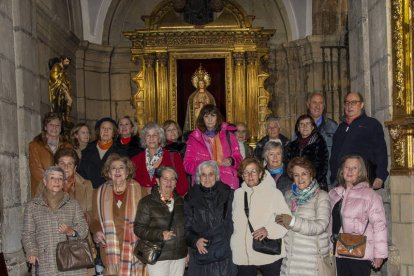 Una actuación del coro de la Asociación de Amigos Camino de Santiago.