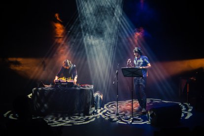 Un momento de un concierto de Desagado.
