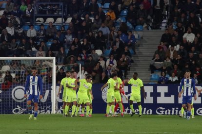 Las fotos de la victoria de la Deportiva contra el Amorebieta.