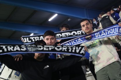 Las fotos de la victoria de la Deportiva contra el Amorebieta.