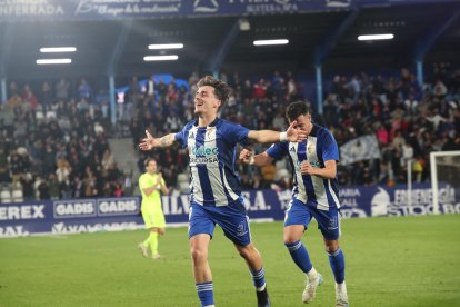 Las fotos de la victoria de la Deportiva contra el Amorebieta.