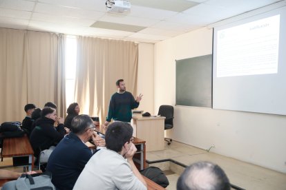 Presentación del proyecto Troposfera en la Universidad de León.