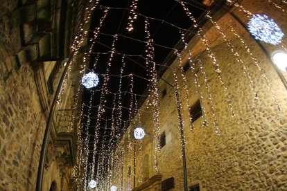 Encendido de las luces navideñas en Ponferrada.