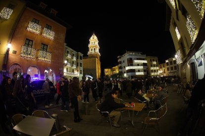 Encendido de las luces navideñas en Ponferrada.