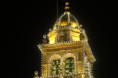 Encendido de las luces navideñas en Ponferrada.