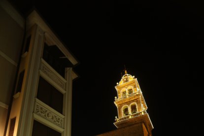 Encendido de las luces navideñas en Ponferrada.
