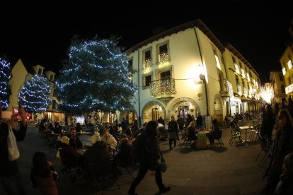 Encendido de las luces navideñas en Ponferrada.