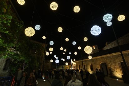 Encendido de las luces navideñas en Ponferrada.