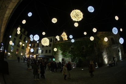 Encendido de las luces navideñas en Ponferrada.