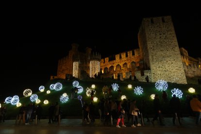 Encendido de las luces navideñas en Ponferrada.