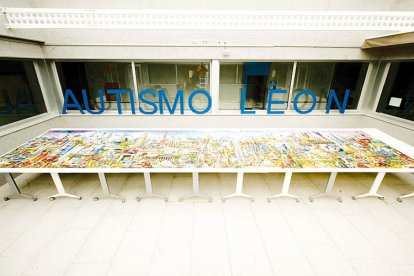 La obra se encuentra depositada en Autismo León.