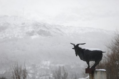 Nieve en Vegacervera.