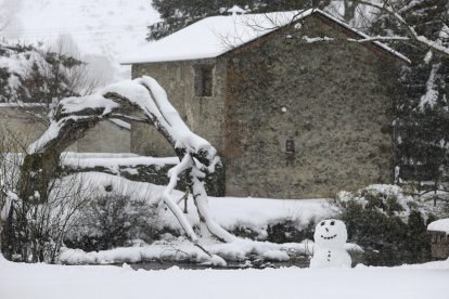 Nieve en Lugueros.