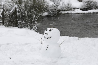 Nieve en Lugueros.