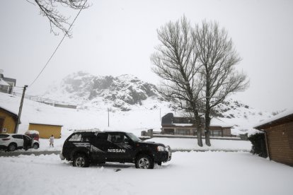 Nieve en Lugueros.