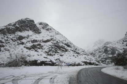 Nieve en Tolibia de Abajo.