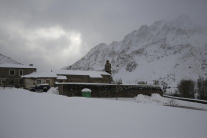 Nieve en Tolibia de Abajo.