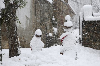 Nieve en Cármenes.