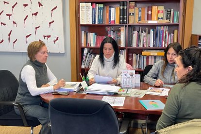 Un momento del encuentro de esta mañana en San Andrés.