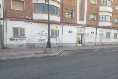 Así estaba la antigua sede de la Policía Municipal de Ponferrada.