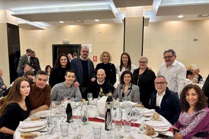 Concejales del Ayuntamiento de Ponferrada con Marco Morala y Silvia Franco.