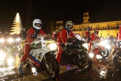 La papanoelada motera en una edición anterior.