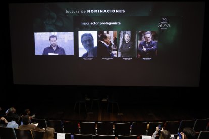 Acto en la Academia del Cine. EFE/ Blanca Millez