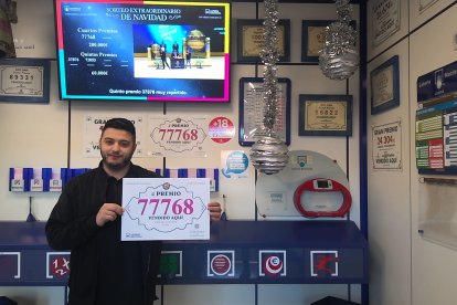 Cuarto premio vendido en 'Café de la Suerte', situado en la Avenida San Andrés
nº 3.