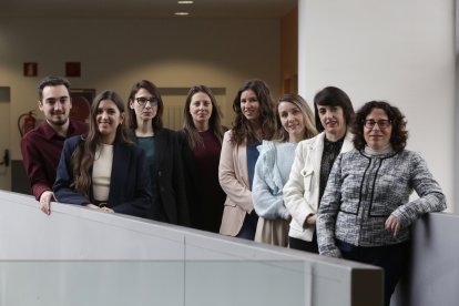 Grupo de investigación de Raquel Fidalgo en la facultad de educación de la Universidad de León.