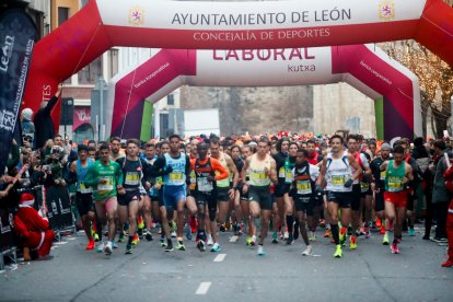 Los leoneses respondieron una vez más en la carrera que cierra el año.