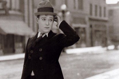 Una escena de la película 'The Strong man'