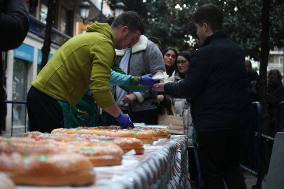 El Gran Roscón de Reyes Magos organizado por Templarium.