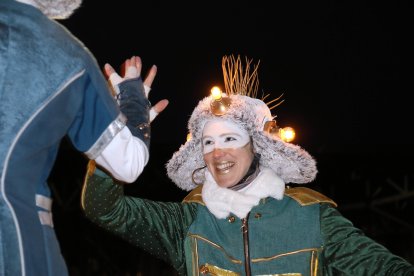 Cabalgata de los Reyes Magos en León.