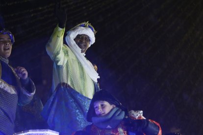 Cabalgata de los Reyes Magos en León.
