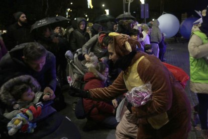 Cabalgata de los Reyes Magos en León.