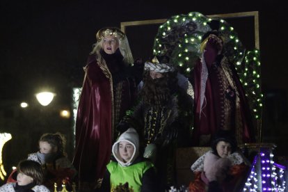 Cabalgata de los Reyes Magos en León.