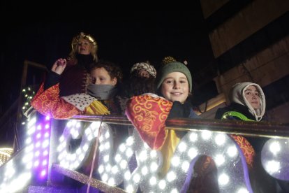 Cabalgata de los Reyes Magos en León.
