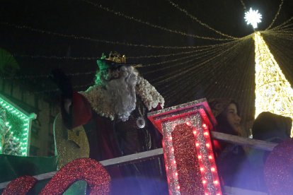 Cabalgata de los Reyes Magos en León.