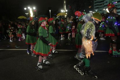 Cabalgata de los Reyes Magos en León.
