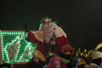 Cabalgata de los Reyes Magos en León.