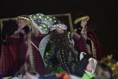 Cabalgata de los Reyes Magos en León.