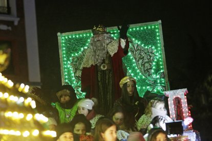 Cabalgata de los Reyes Magos en León.
