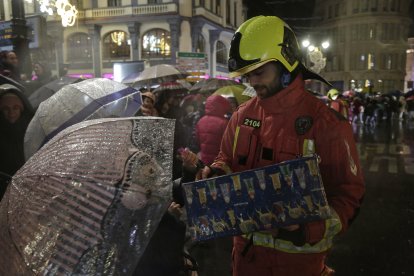 Cabalgata de los Reyes Magos en León.