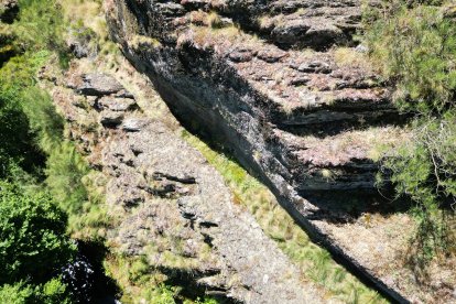 Parte del trazado de la red de canales cartografiada por el grupo de investigación de la ULE.