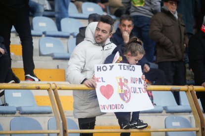 El partido con el que arrancó el año en el Reino de León finalizó en tablas (1-1) y con ambiente en la grada.