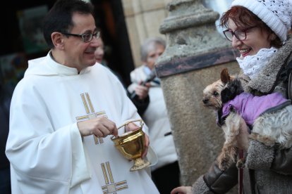 Bendición de los animales por San Antón en Cacabelos y Ponferrada