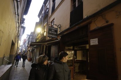 Incendio en el restaurante La Parrilla del Húmedo en León.