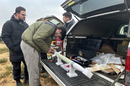Lanzamiento del cohete León 1.