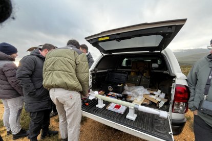 Lanzamiento del cohete León 1.